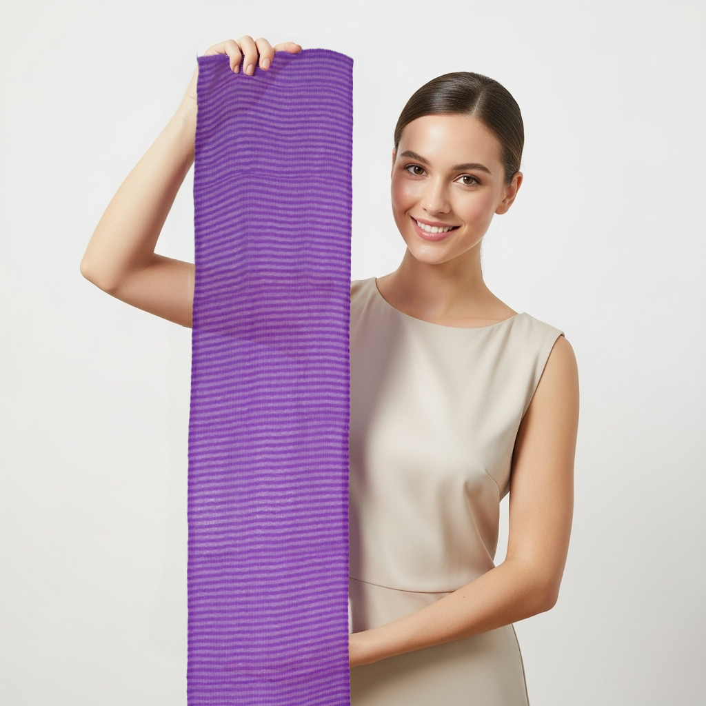 Body towel in a solid colour