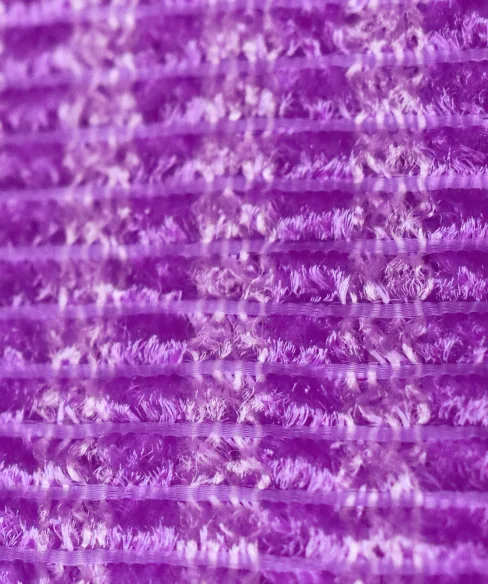 Close-up of a three-dimensional woven body towel fabric