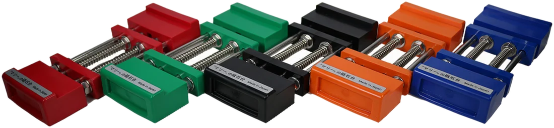 Mary’s Sharpening Stone Stand TTC-2L in red, green, black, orange and blue