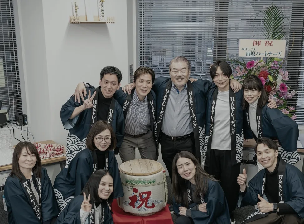 H&K Trading team at the new Tokyo Azabu-Juban office