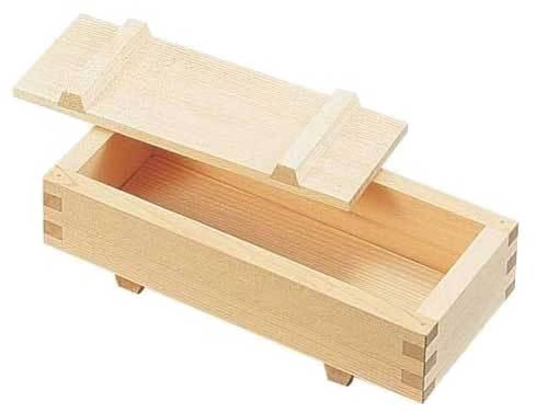 Wooden pressed-sushi mould