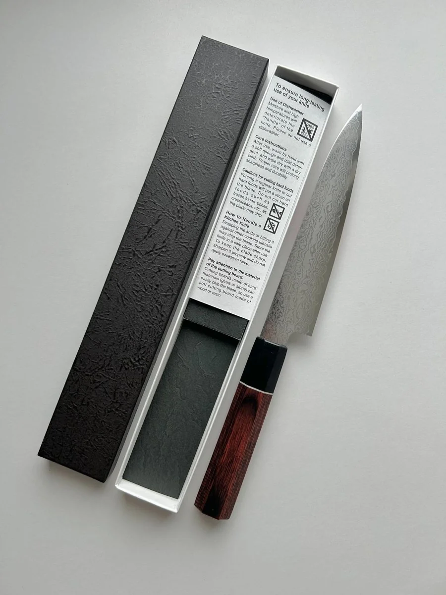 Takai Hamono A-503 VG10 knife in its box