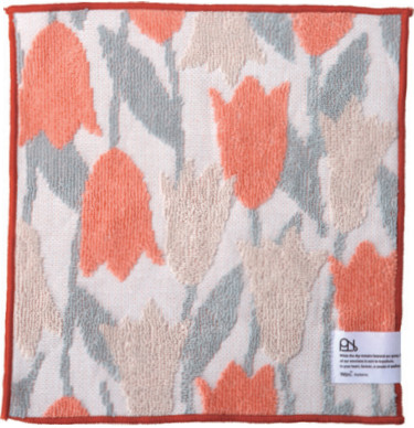 Wpc. Patterns Handkerchief — Blooming Tulip Red H12-331-204