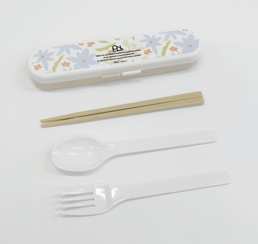 Wpc. Patterns Cutlery Set — Mellow Garden Off White W063-700-204