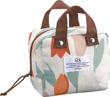 Wpc. Patterns Insulated Pouch — Blooming Tulip Red W200-331-204