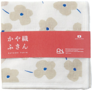 Wpc. Patterns Dish Cloth — Merry Flower Off White W217-372-204